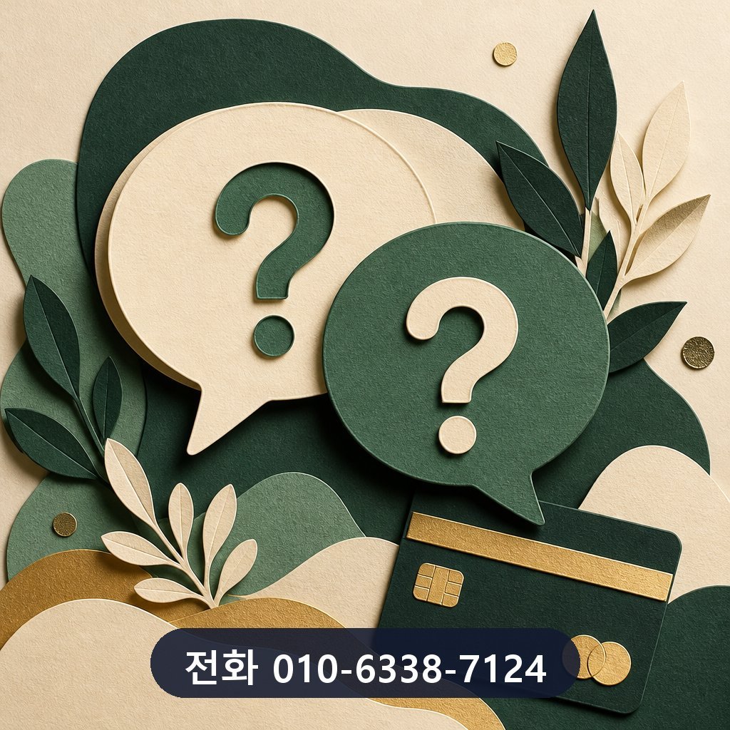 신용카드 카드깡 자주 묻는 질문 이미지
