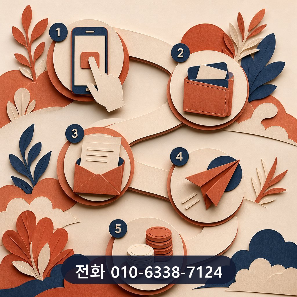 신용카드 카드깡 진행 절차 이미지